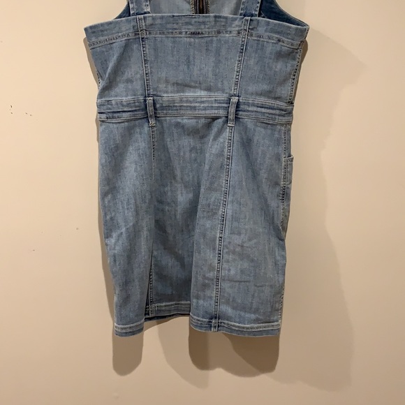 American Eagle Blue Stretch Denim Dress - Women’s Size 12 - Picture 7 of 10